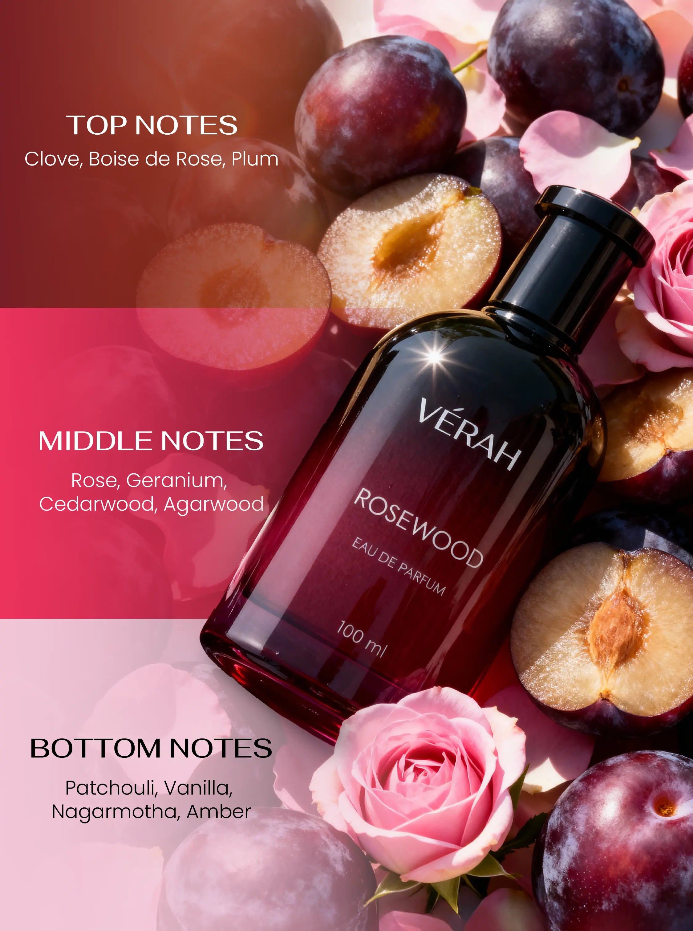 Rosewood 100ML Long Lasting EDP Perfume