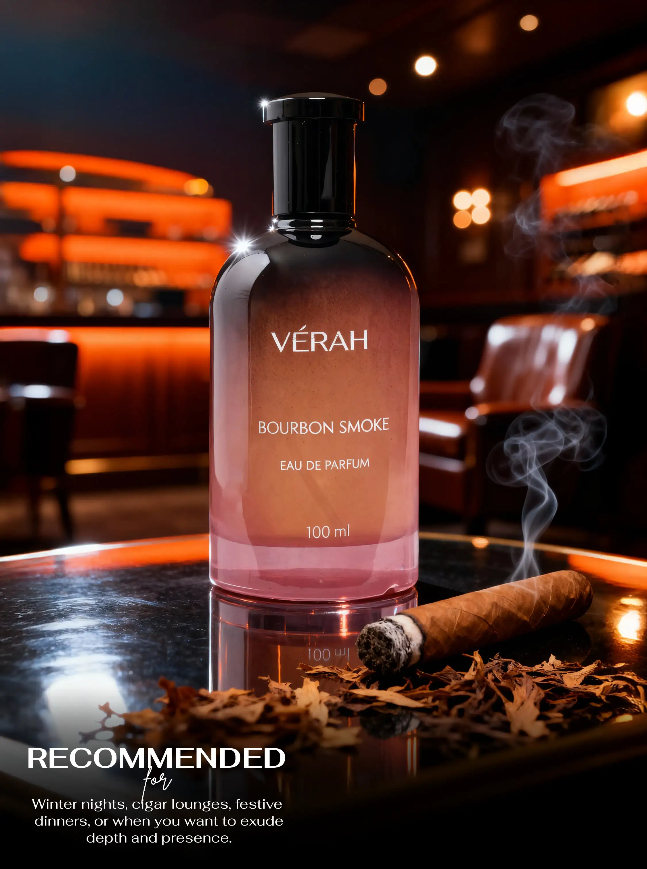 Bourbon Smoke 100ML Long Lasting EDP Perfume