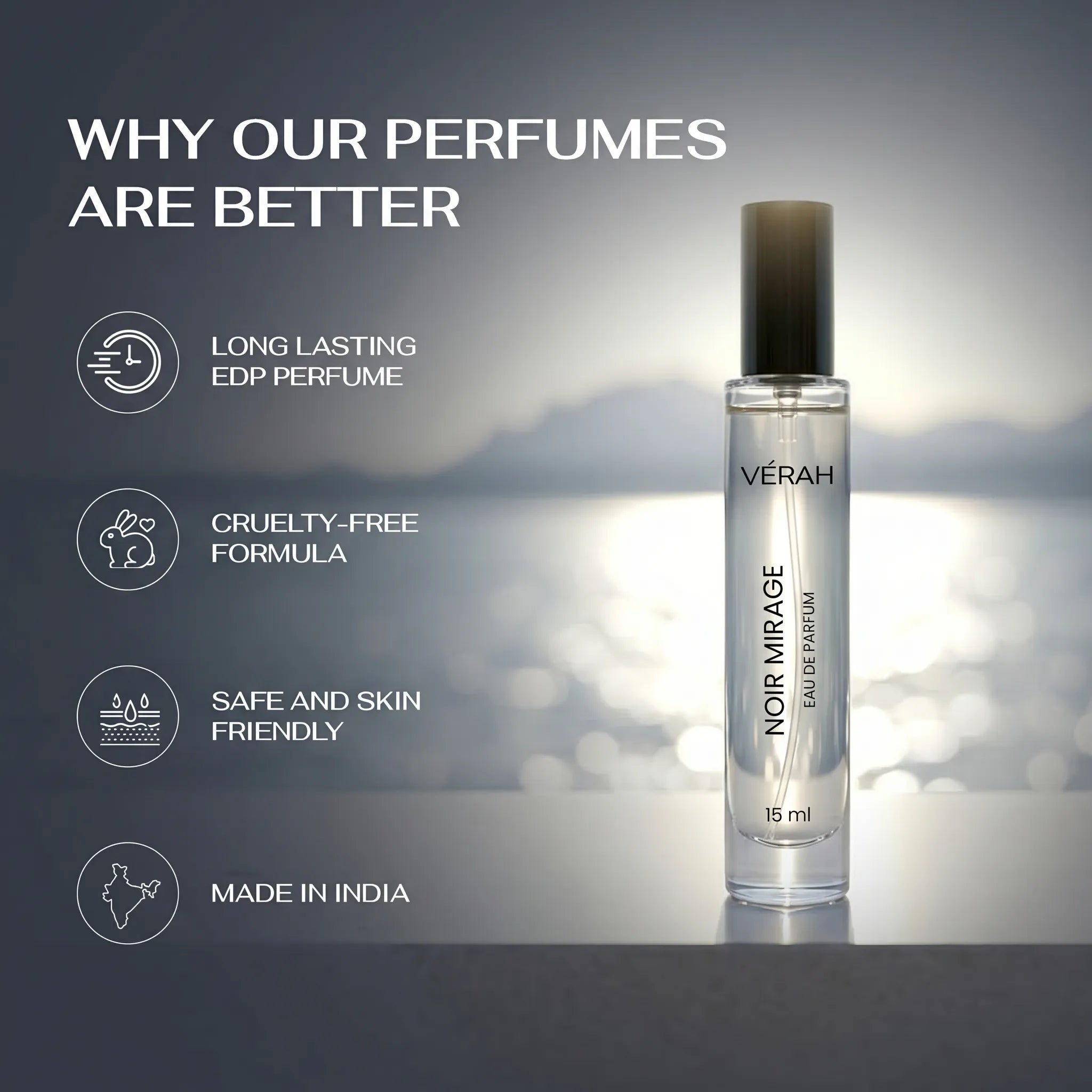 Noir Mirage 15ML Long Lasting EDP Perfume