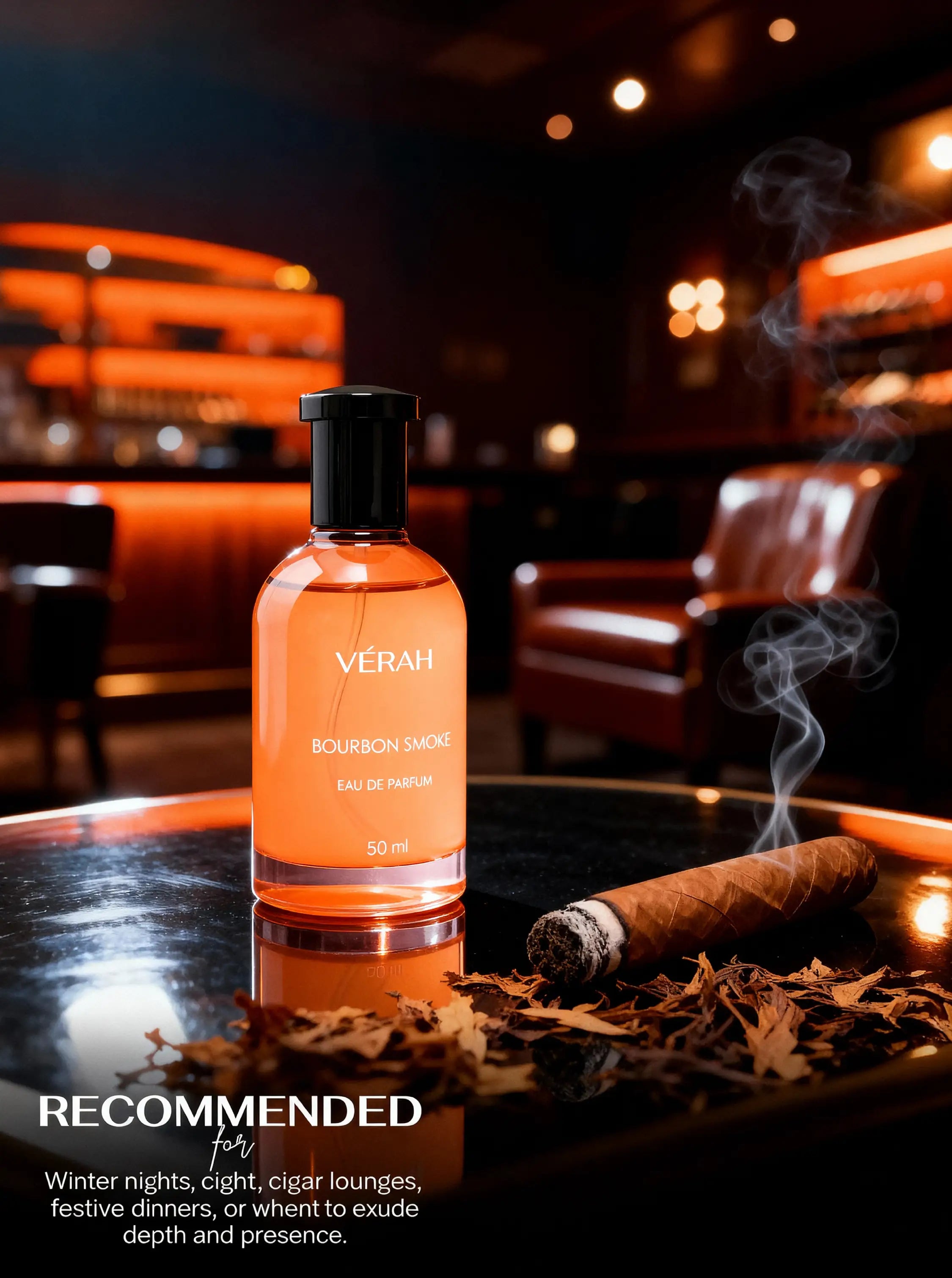 Bourbon Smoke 50ML Long Lasting EDP Perfume