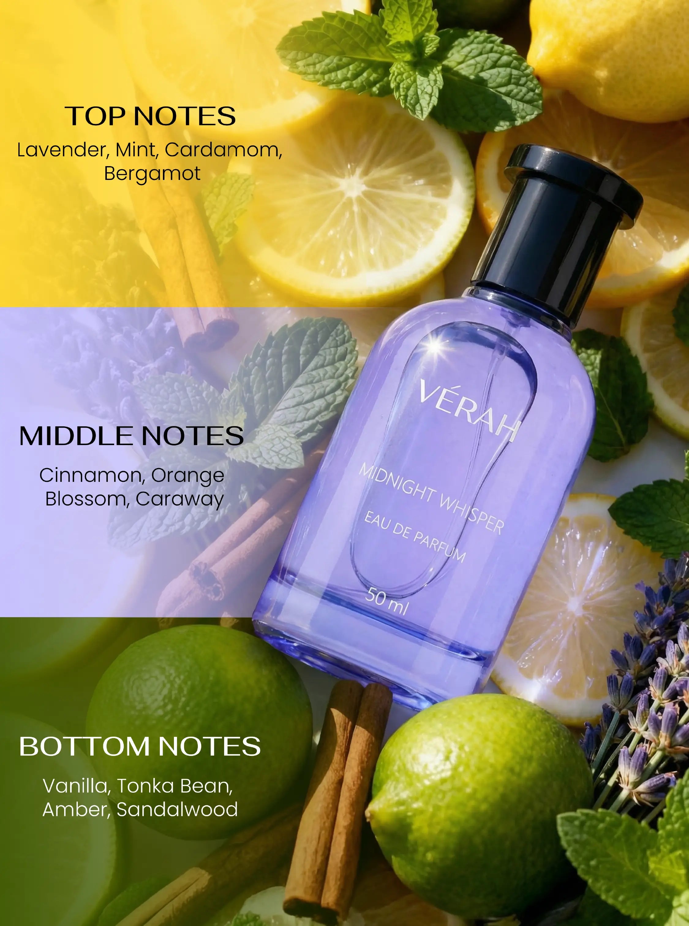 Midnight Whisper 50ML Long Lasting EDP Perfume